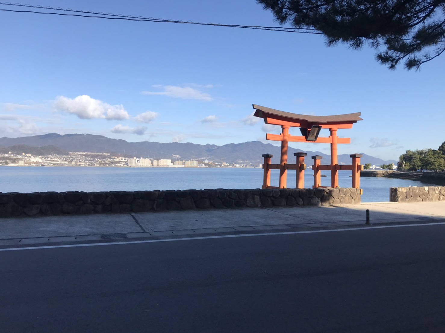 厳島神社 宮島の大鳥居は改修中ですがミニ鳥居が 合同会社エムリンクス